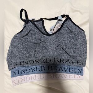 Kindred Bravely Heathered Nursing Bras Trio